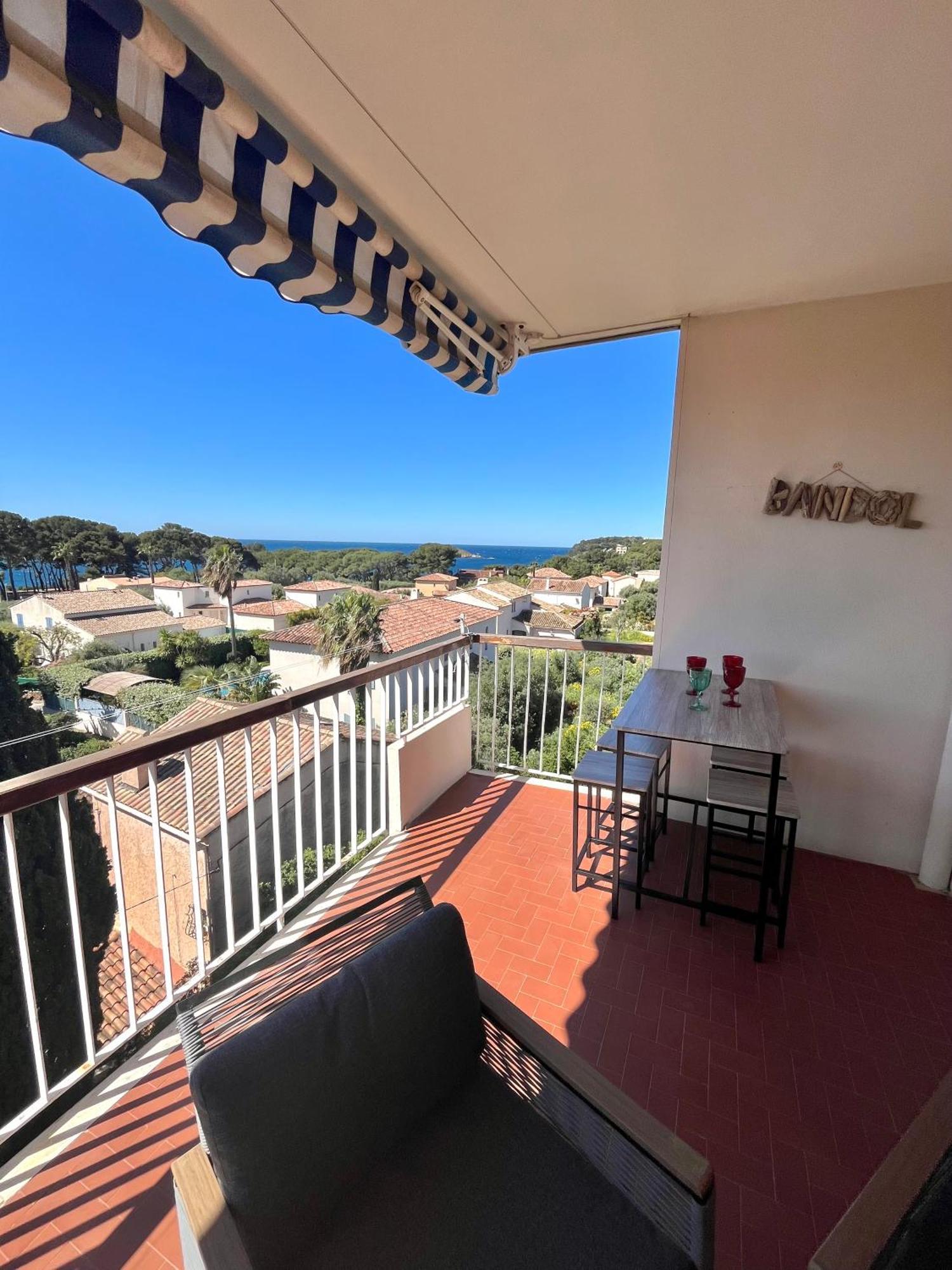 Appartement T3 Terrasse Vue Mer Bandol Exteriér fotografie